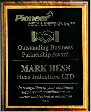 Outstanding Business Partnership Award